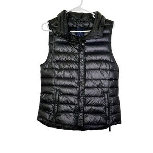 Y2K Gap Women's‎ Black Down Puffer Vest Size M
